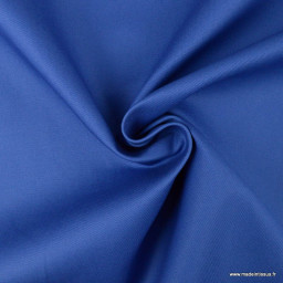 Tissu sergé coton mi-lourd bleu Indigo 260gr/m²