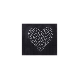 Ecusson thermocollant coeur strass - Rico Design