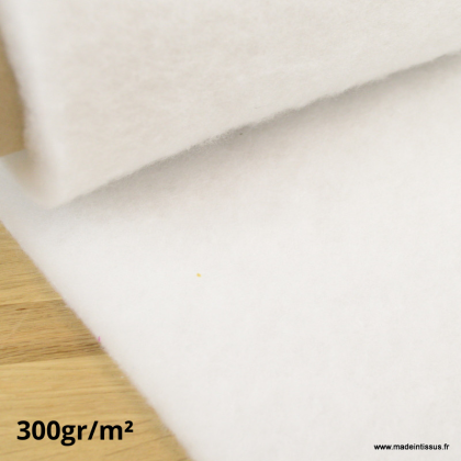 Ouate 100% polyester 300g/m² 160cm - oeko tex