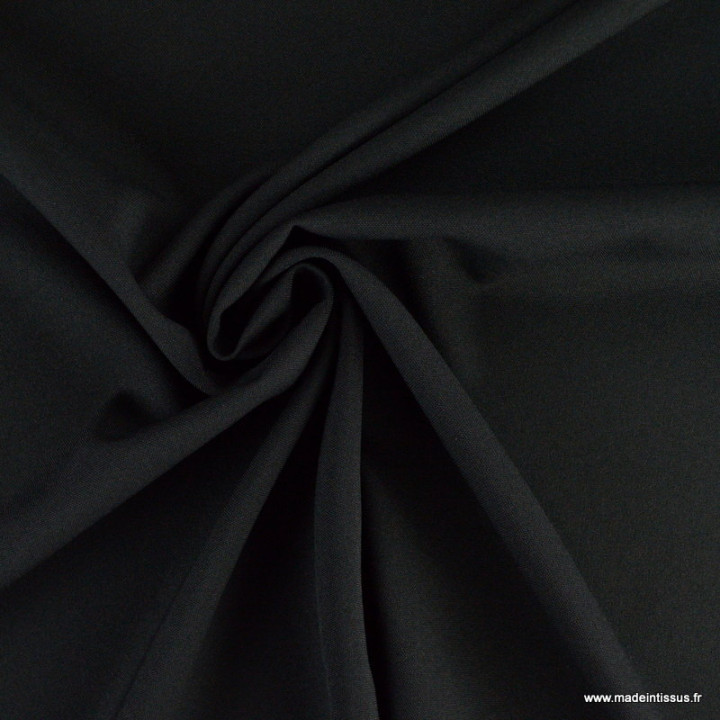 Tissu Burlington Noir au mètre