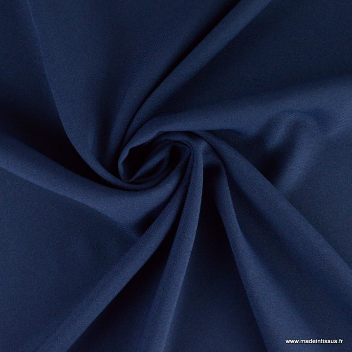 Tissu Burlington bleu marine au mètre