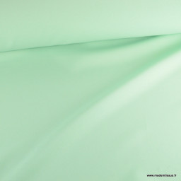 Tissu Burlington vert menthe au mètre