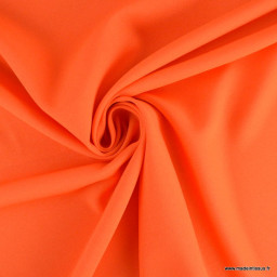 Tissu Burlington mandarine au mètre
