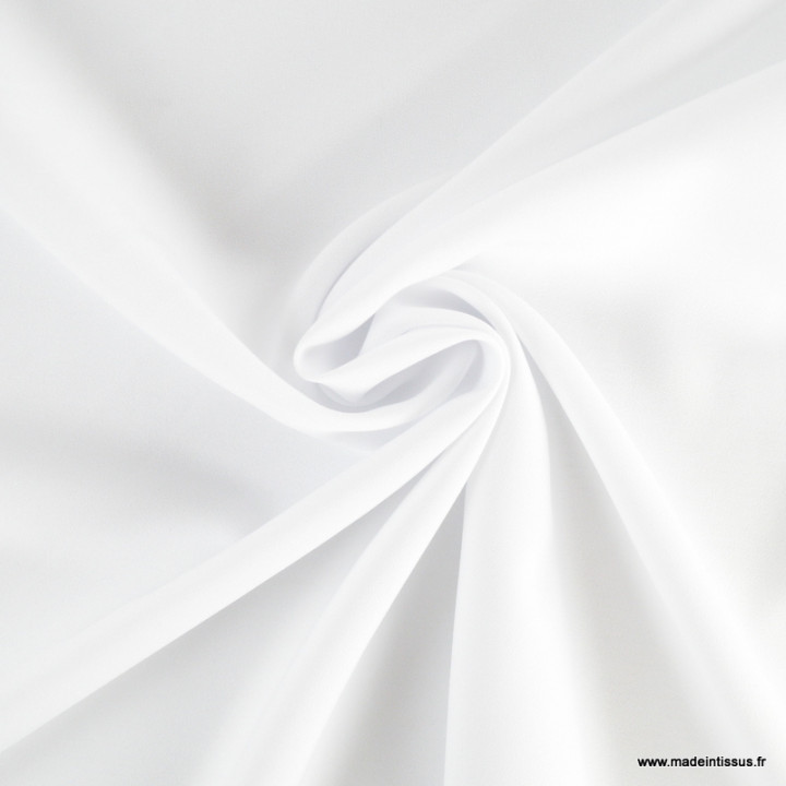Tissu Burlington Blanc au mètre