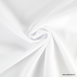 Tissu Burlington Blanc au mètre