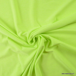 Tissu jersey vert fluo - oeko tex