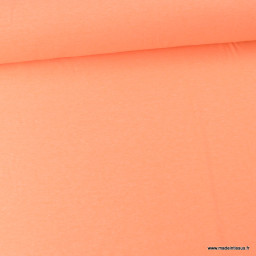 Tissu jersey orange fluo - oeko tex