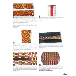 Livre couture Wax - 13 modèles en wax pour toutes les saisons