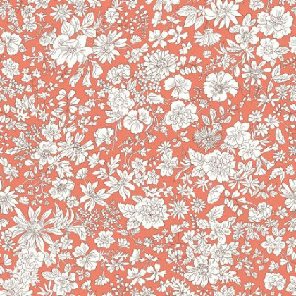 Tissu Liberty Fabrics - collection Emily Belle - Paprika - oeko tex