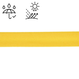 Biais d'extérieur imperméable anti UV 20 mm - jaune