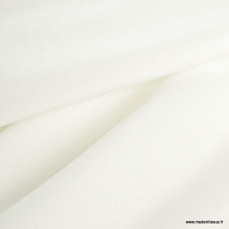 Tissu doublure d'ameublement grande largeur chintz coloris blanc