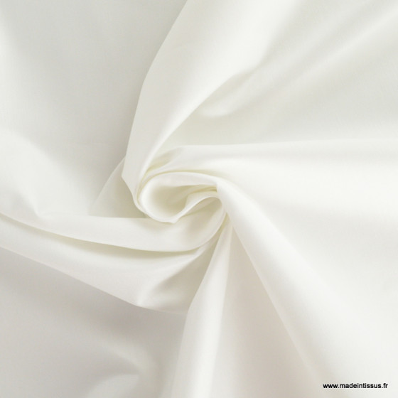 Tissu Chintz Ivoire - 280 Cm De Large - Coton/polyester - Neuf - Fabriqué En France