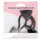 Brandebourg simili pour duffle coat - Noir
