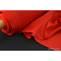Toile à draps coton rouge x50cm
