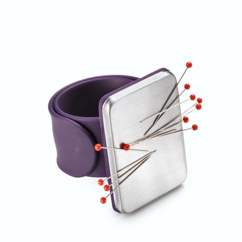 Bracelet Magnétique Pour Épingles De Couture - Noir, Silicone, 24 Cm - Accessoire Pratique Pour Broderie Et Bricolage - 13