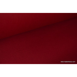 Tissu gabardine imperméable polyester coton rouge hermès x50cm