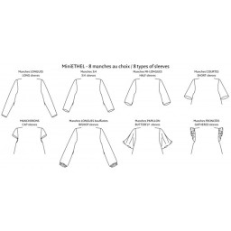 Patron Robe - Blouse MiniEthel 2 au 14 ans - PM Pattern