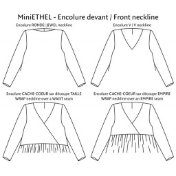Patron Robe - Blouse MiniEthel 2 au 14 ans - PM Pattern