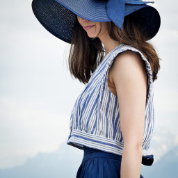 Patron de robe, crop-top Zak - P&M Patterns