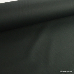 Tissu gabardine de coton sergé coloris Noir - oeko tex