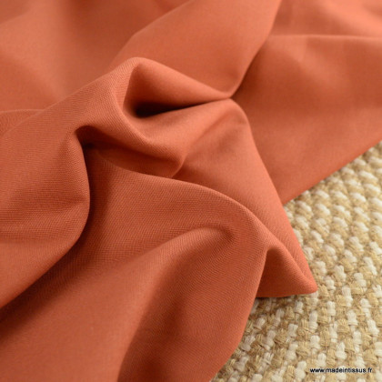 Tissu gabardine de coton coloris Fauve - oeko tex