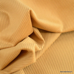 Tissu Velours cotelé 500 raies coloris Camel - oeko tex