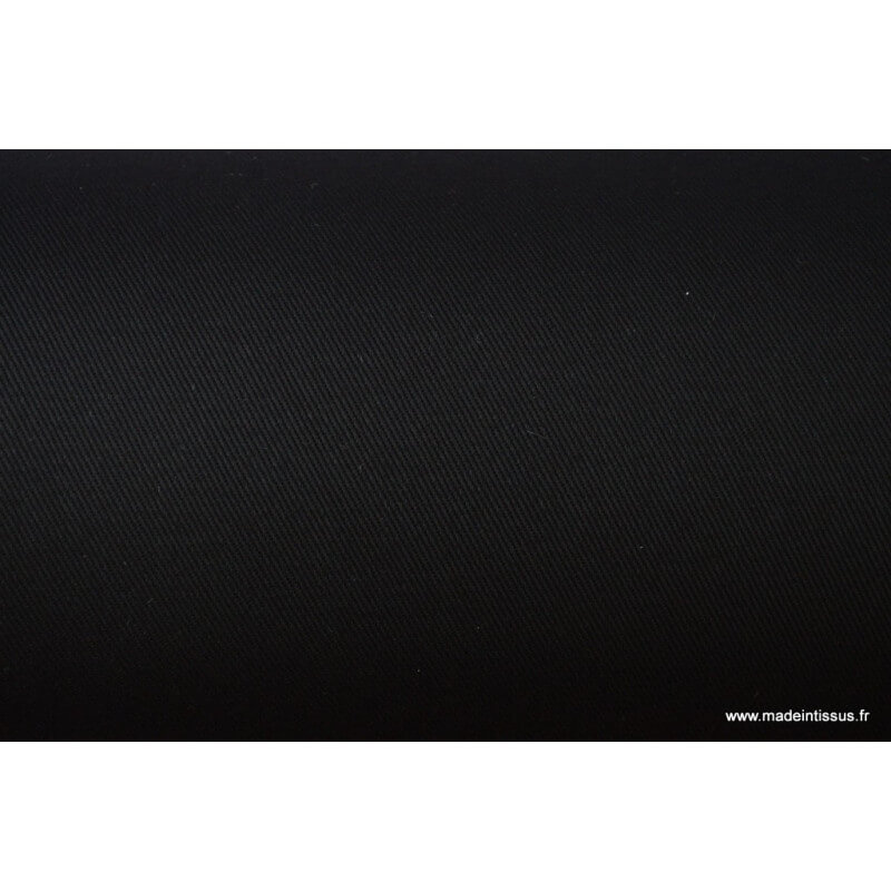Sergé-Flick en tissu Noir 11,5 x 40 cm à repasser 1120/99