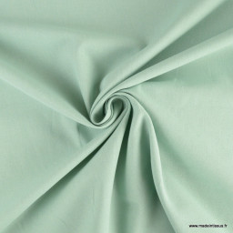 Tissu cretonne coton vert Aventurine - Oeko tex