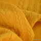 Tissu jersey torsadé jaune moutarde
