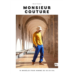 Livre Monsieur Couture : 16 modèles pour hommes du XS au XXL