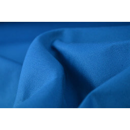 Sergé mi-lourd coton bleu canard 260gr/m² x50cm