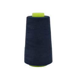 Cône de fil à coudre 100% polyester bleu marine - 3000 yards
