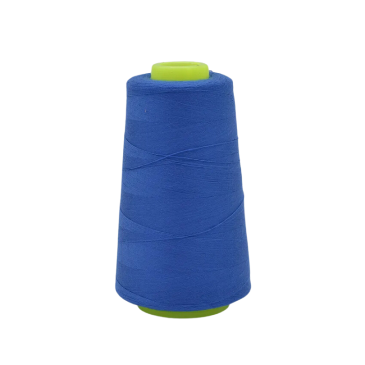 Cône de fil à coudre 100% polyester bleu Royal - 3000 yards