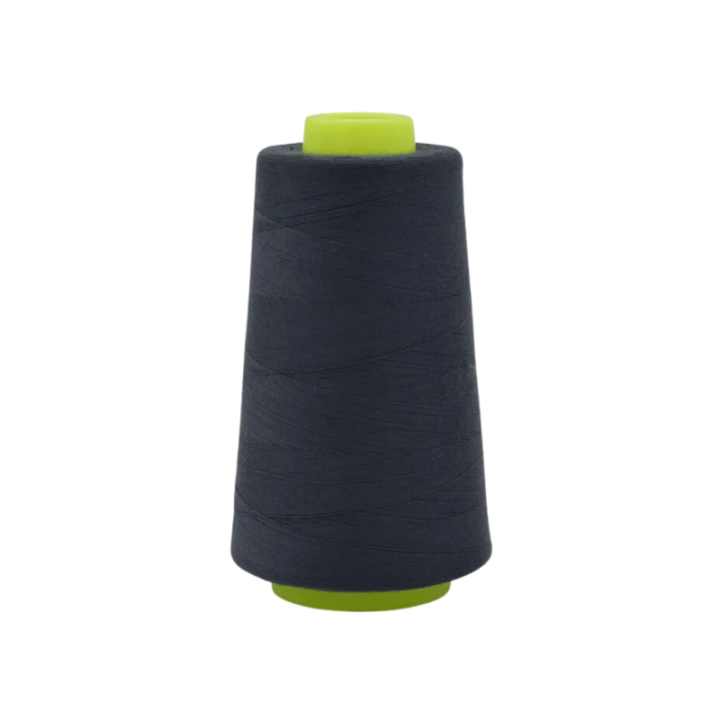 Cône de fil à coudre 100% polyester Gris anthracite - 3000 yards