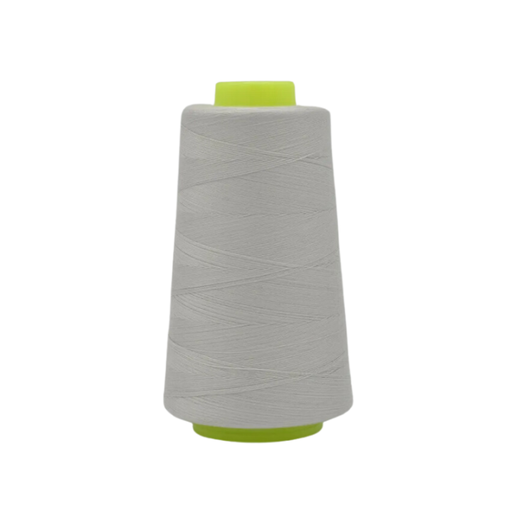 Cône de fil à coudre 100% polyester Gris argenté - 3000 yards