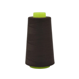 Cône de fil à coudre 100% polyester Marron foncé - 3000 yards