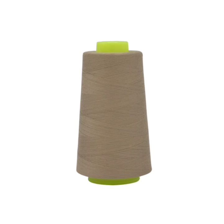 Cône de fil à coudre 100% polyester Taupe - 3000 yards