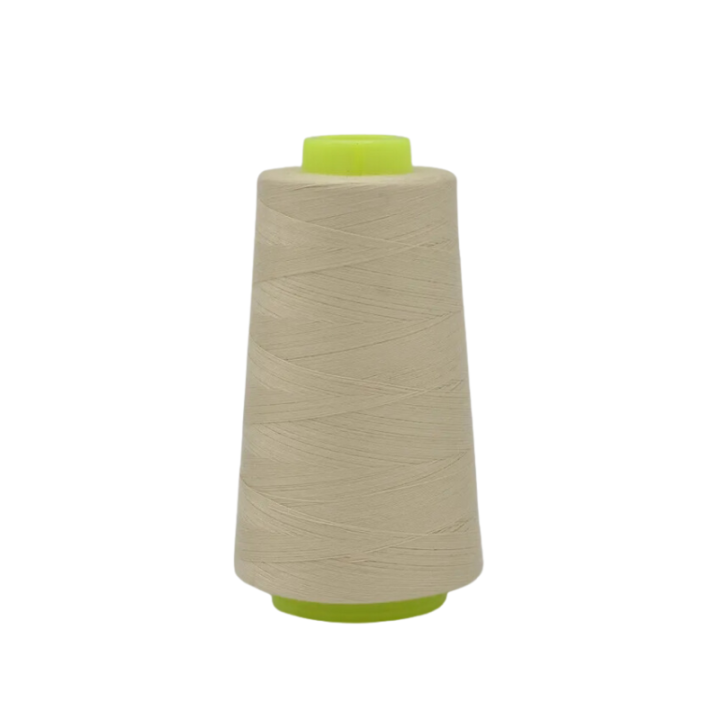 Cône de fil à coudre 100% polyester Champagne - 3000 yards