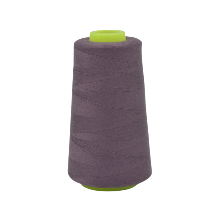 Cône de fil à coudre 100% polyester Mauve - 3000 yards