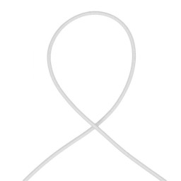 Cordon élastique rond 2mm Blanc