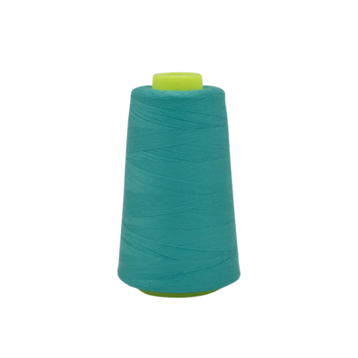 Cône de fil à coudre 100% polyester Vert emeraude - 3000 yards