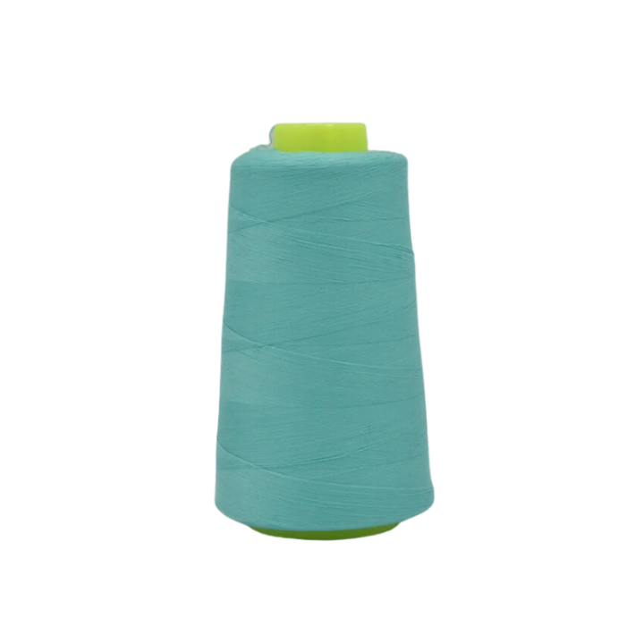 Cône de fil à coudre 100% polyester bleu lagon - 3000 yards