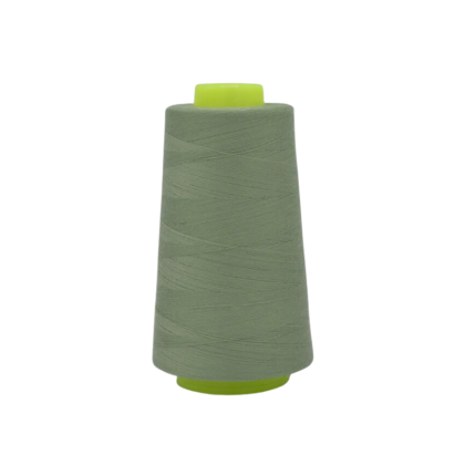 Cône de fil à coudre 100% polyester vert céladon - 3000 yards