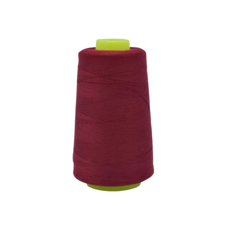 Cône de fil à coudre 100% polyester Lie de vin - 3000 yards
