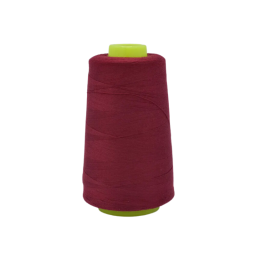 Cône de fil à coudre 100% polyester Lie de vin - 3000 yards