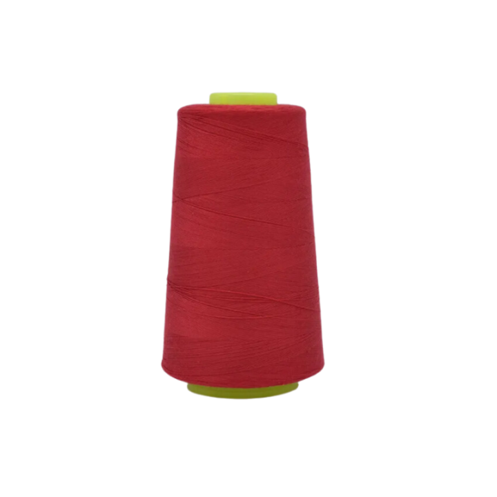 Cône de fil à coudre 100% polyester Rouge foncé - 3000 yards