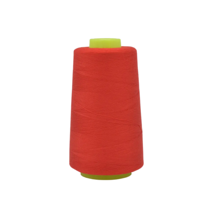 Cône de fil à coudre 100% polyester Rouge - 3000 yards