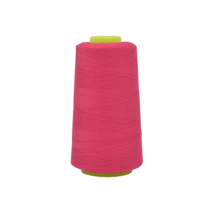 Cône de fil à coudre 100% polyester Fuchsia - 3000 yards