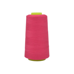 Cône de fil à coudre 100% polyester Fuchsia - 3000 yards