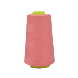 Cône de fil à coudre 100% polyester Corail - 3000 yards